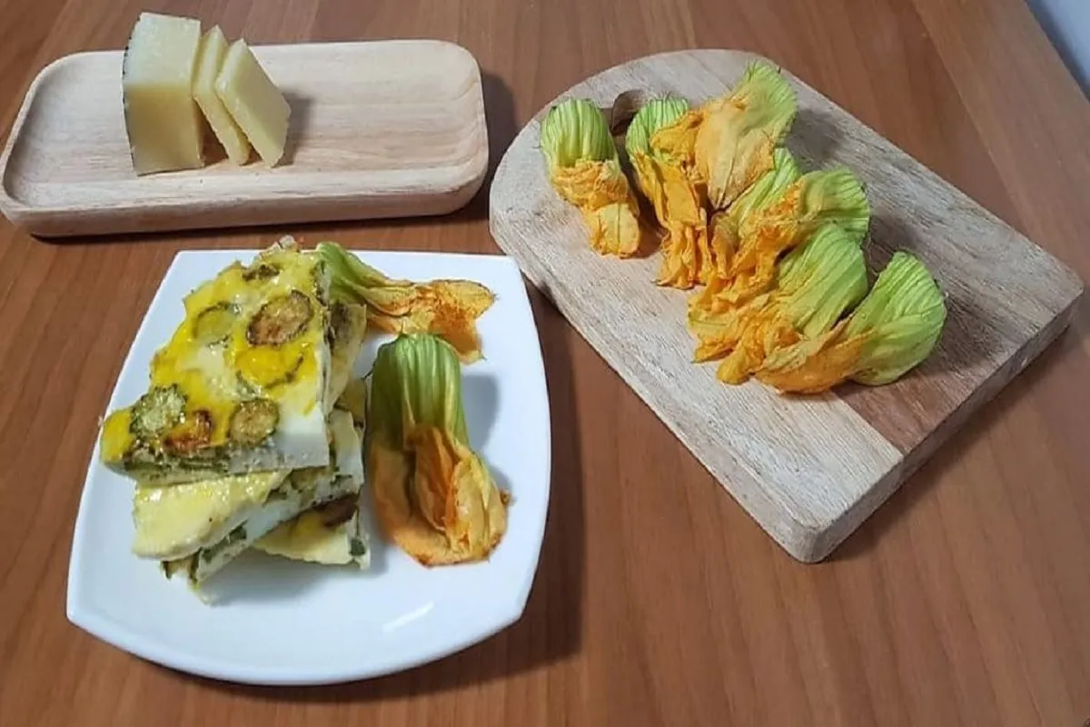 Frittata di albumi con zucchine