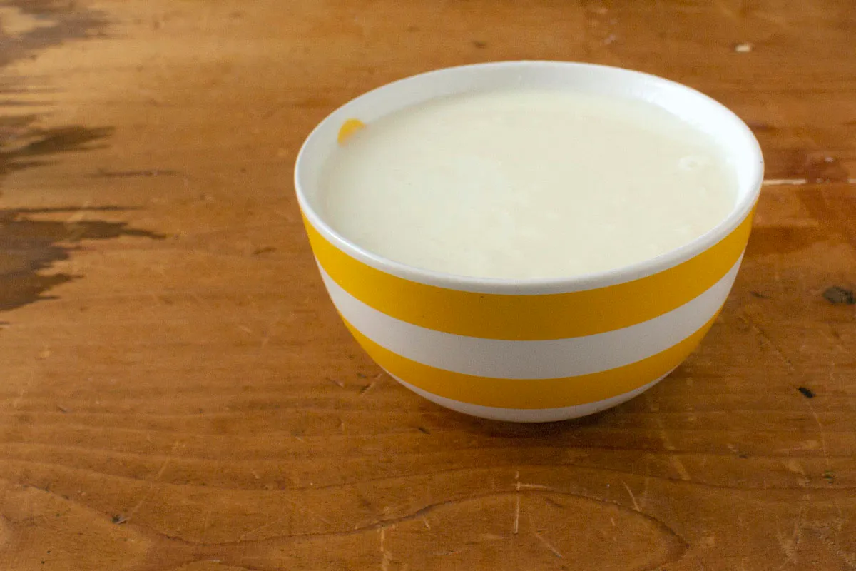 Latte panna e ricotta